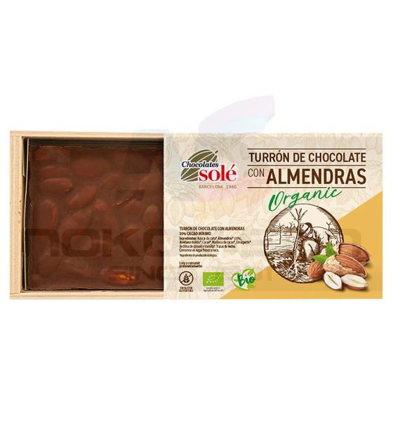 био шоколад Chocolates Sole Turron de Chocolate con Almendras