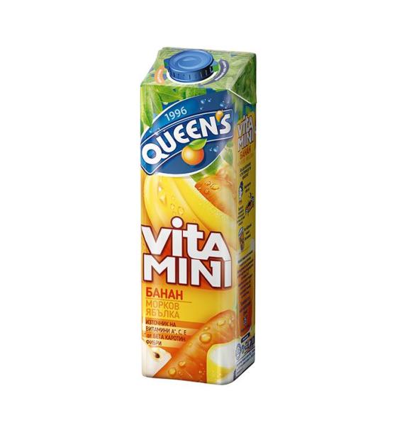 натурален сок Queen's Vitamini Банан & Морков