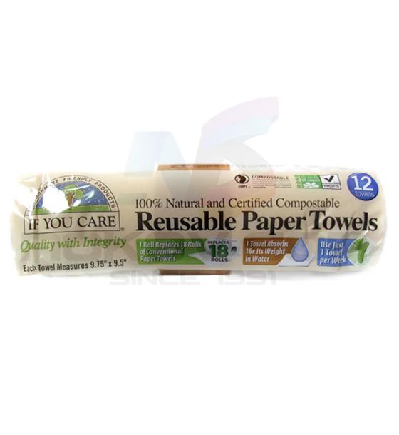 хартиени кърпи If You Care Reusable Paper Towels