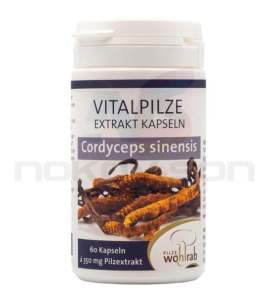 био хранителна добавка Vitalpilze Cordyceps Sinensis 60 капсули 350 мг