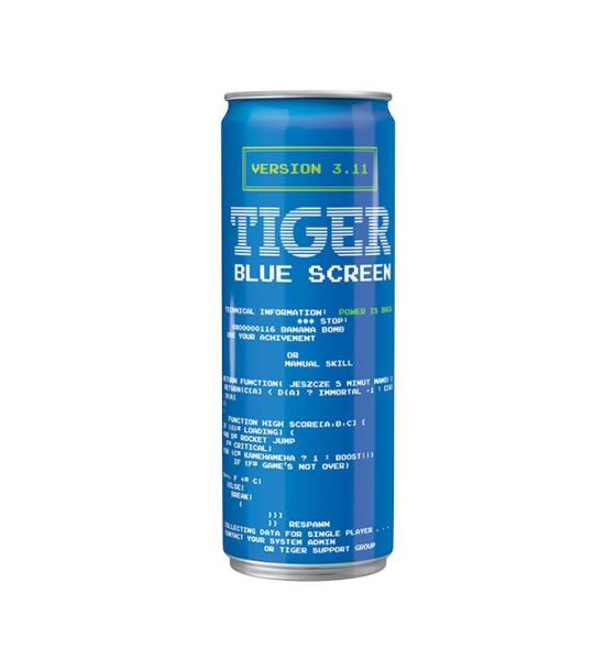 енергийна напитка Tiger Blue Screen
