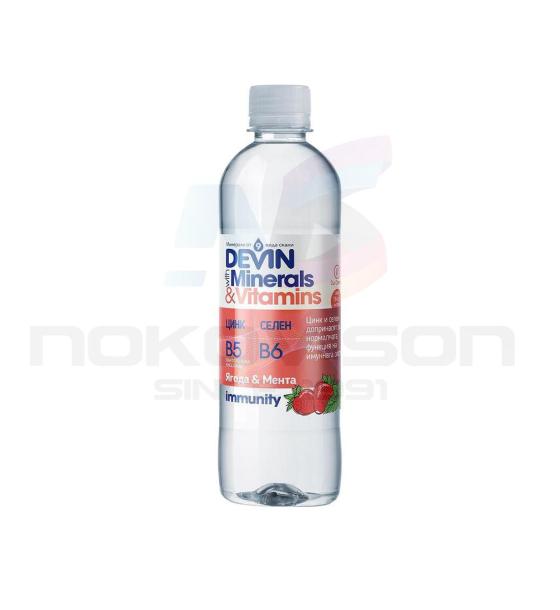 витаминна вода Devin Mineral with Vitamins Ягода и Мента