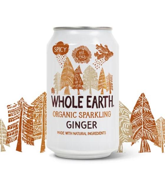 био газирана напитка Whole Earth Organic Sparkling Ginger