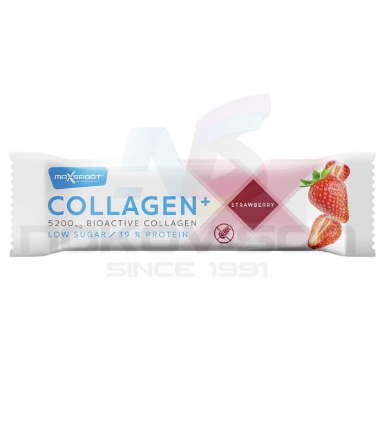 протеиново барче MaxSport Collagen + Strawberry