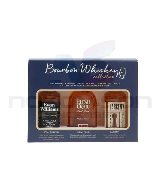 уиски Bourbon Whiskey Larcency & Elijah Craig & Evan Williams Gift Box