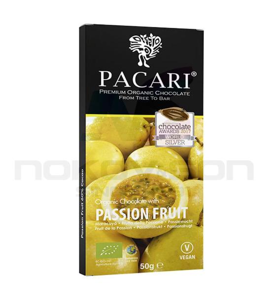 био шоколад Pacari Organic chocolate with Passion Fruit