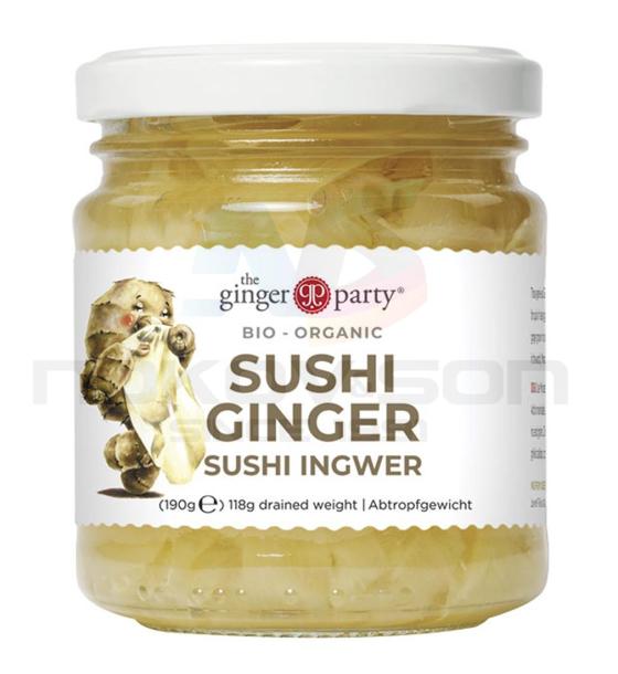 маринован джинджифил The Ginger Party Bio Organic Sushi Ginger Sushi Ingwer
