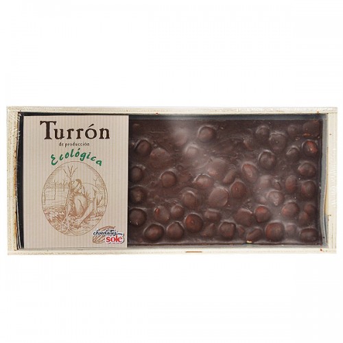 био шоколад Chocolates Sole Turron de Chocolate con Avellanas