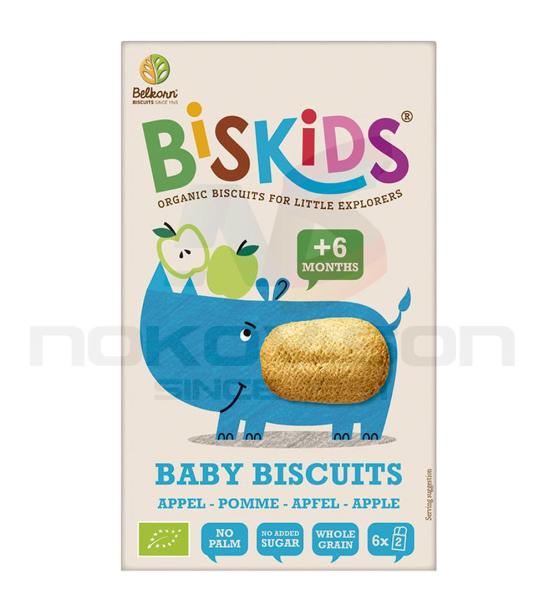 био бебешки бисквити Belkorn Biskids + 6 Months Apple