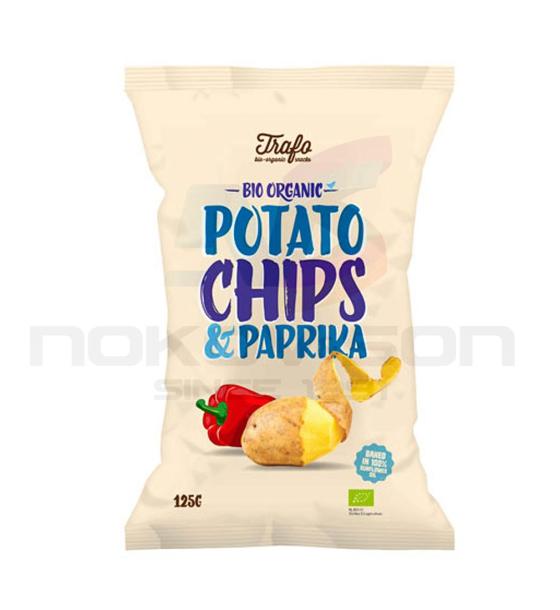 био чипс Trafo Bio Organic Potato Chips & Paprika