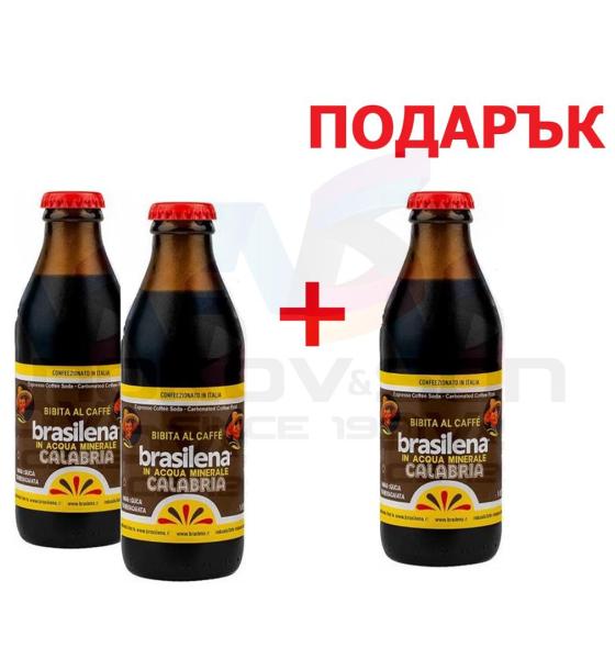 газирана кафе напитка Brasilena Calabria 3 x 180 ml