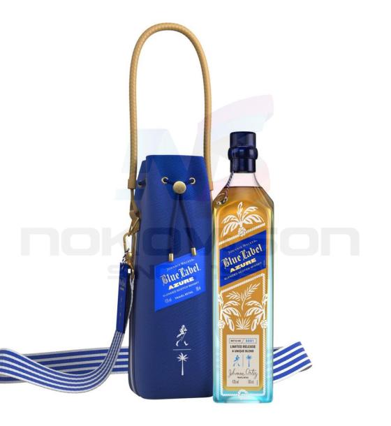 уиски Johnnie Walker Blue Label Azure Gift Box with Bag 700 ml