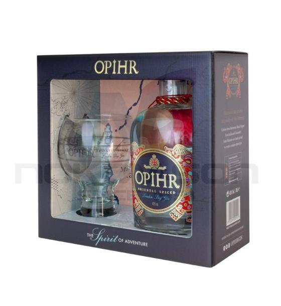 джин Opihr Oriental Spiced London Dry Gift Box With Cup