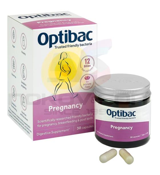 био хранителна добавка Optibac Pregnancy 30 капсули