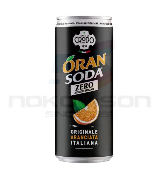 газирана лимонада Crodo Oran Soda ZERO