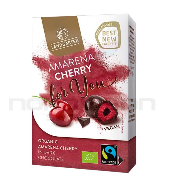 десерт Landgarten Organic Amarena Cherry in Dark Chocolate