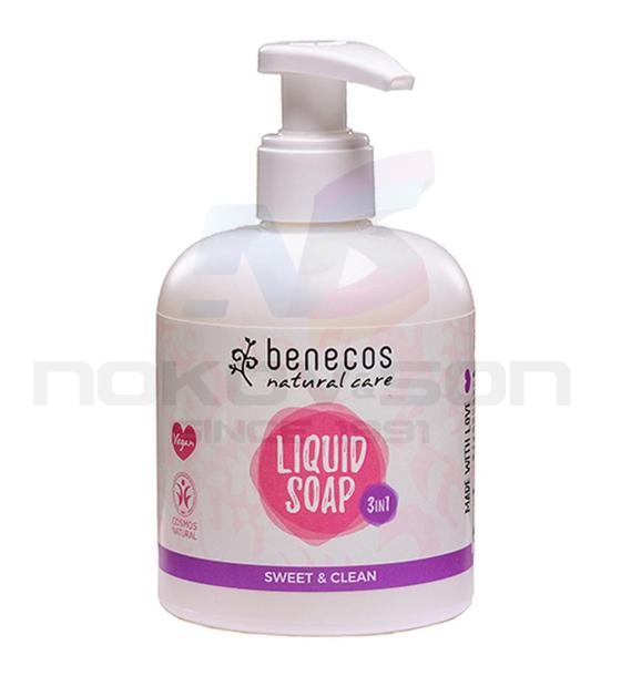 течен сапун Benecos Liquid Soap Sweet & Clean 3 in 1