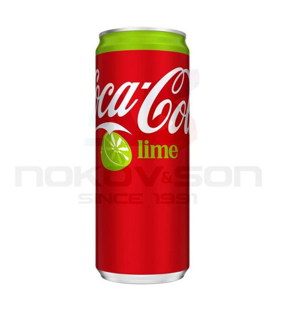 безалкохолна газирана напитка Coca - Cola Lime 330 ml