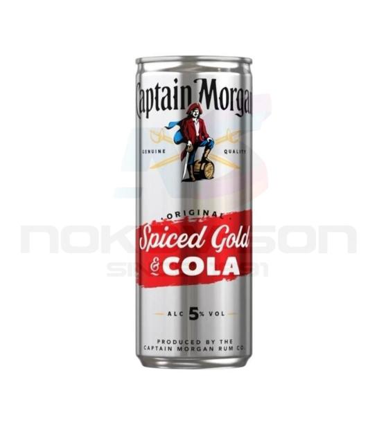 алкохолна напитка Captain Morgan Spiced Gold & COLA