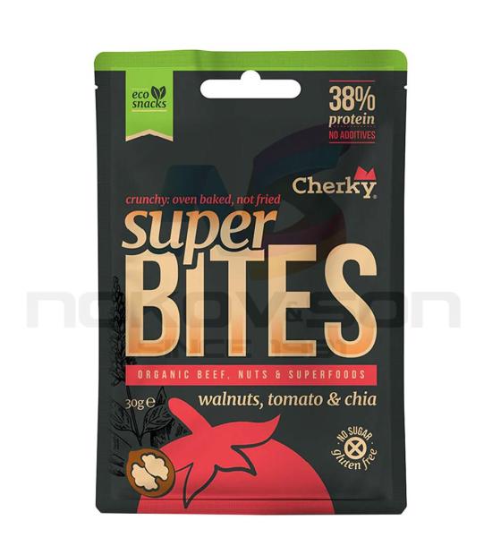 био хапки Cherky Super Bites Organic Beef Nuts Superfoods