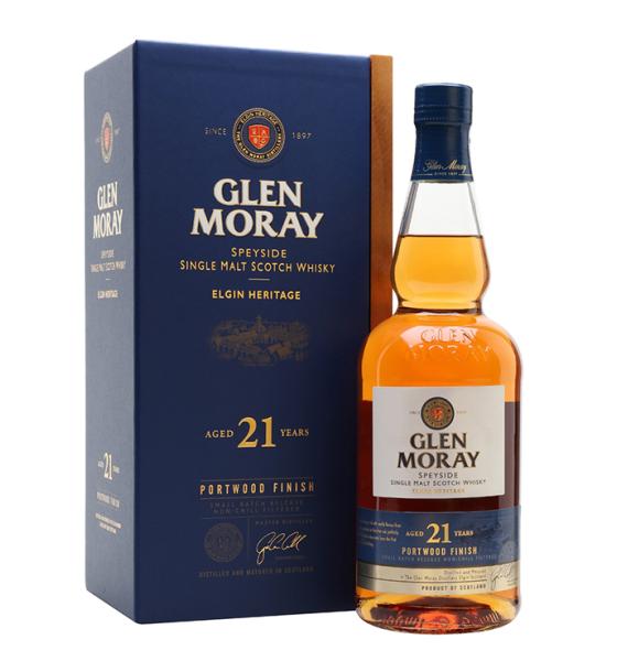 уиски Glen Moray 21YO Port Wood Finish