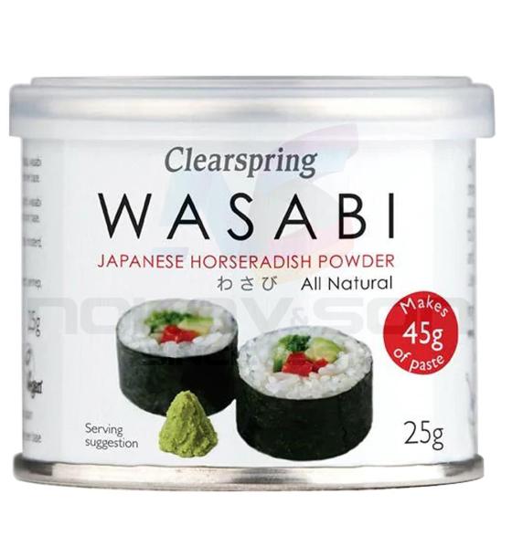 био подправка Clearspring Wasabi Japanese Horseradish Powder