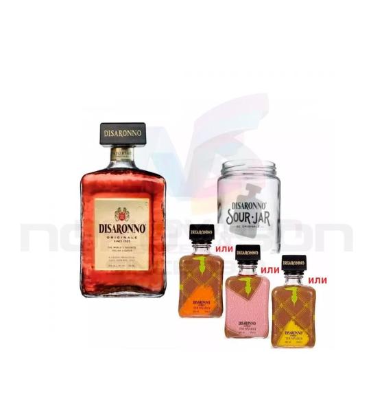 ликьор Disaronno Amaretto Original Gift Box With Sour Jar & 1 бр х 50мл Disaronno Trussardi