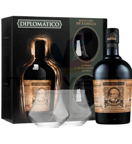 ром Diplomatico Seleccion De Familia Gift Box With 2 Cups