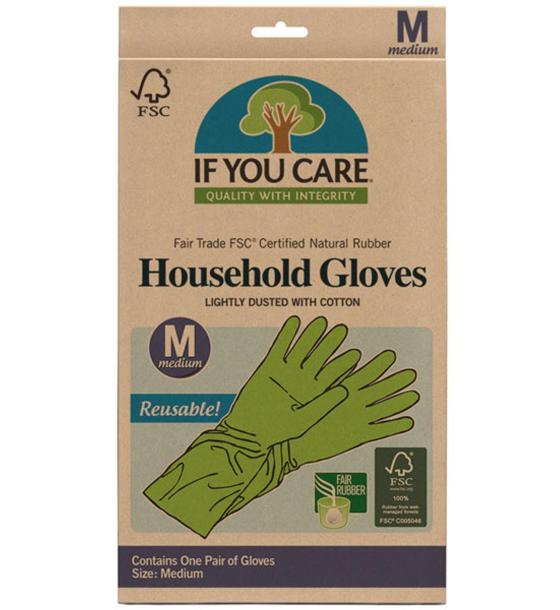 ръкавици за многократна употреба If You Care Household Gloves M size