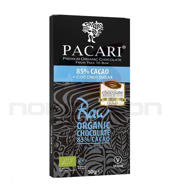 суров шоколад Pacari Raw Organic Chocolate 85