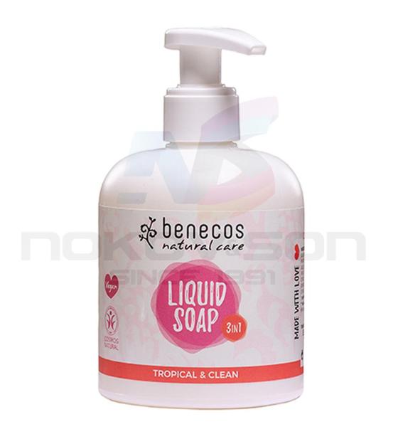 течен сапун Benecos Liquid Soap Tropic & Clean 3 in 1
