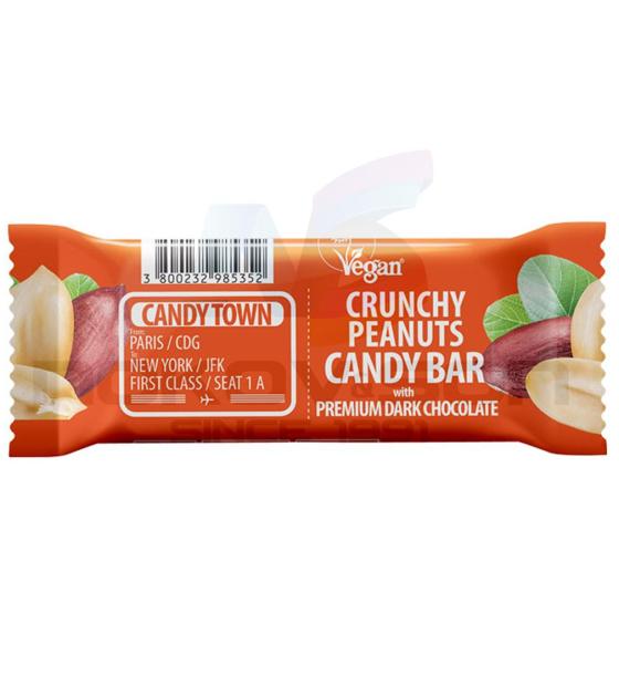 био бар Candy Town Crunchy Peanuts with Premium Dark Chocolate