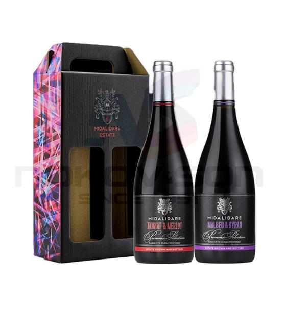 вино Midalidare Estate Premium Selection Malbec & Syrah & Tannat & Merlot Gift Box