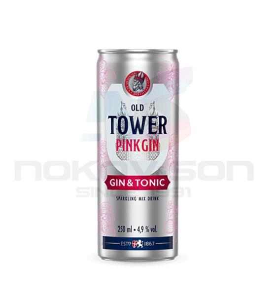 алкохолен коктейл Old Tower Pink Gin & Тоник 250 ml