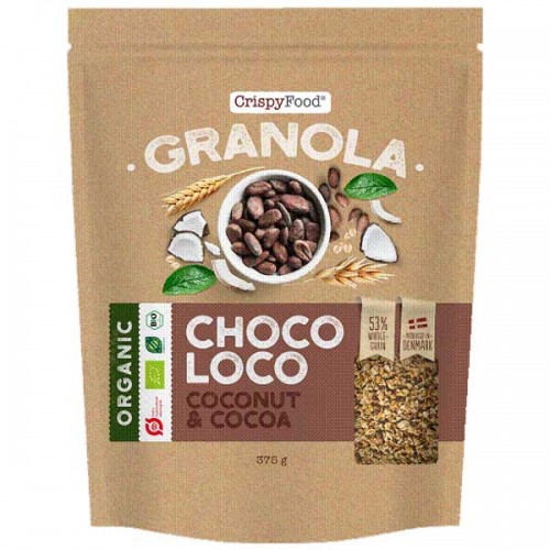 мюсли Crispy Food Organic Choco Loco Coconut and Cocoa