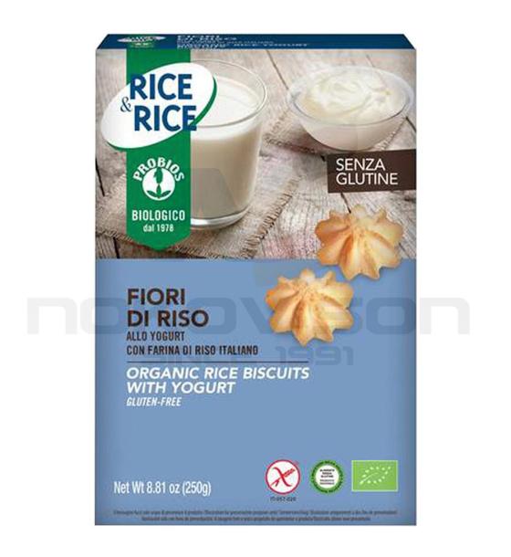био бисквити Probios Organic Rice Biscuits With Yogurt