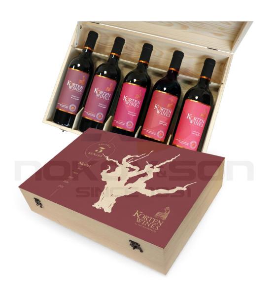 червено вино Korten Wines Enoteka Cabernet Franc 2017/2018/2019/2020/2021 Gift Box