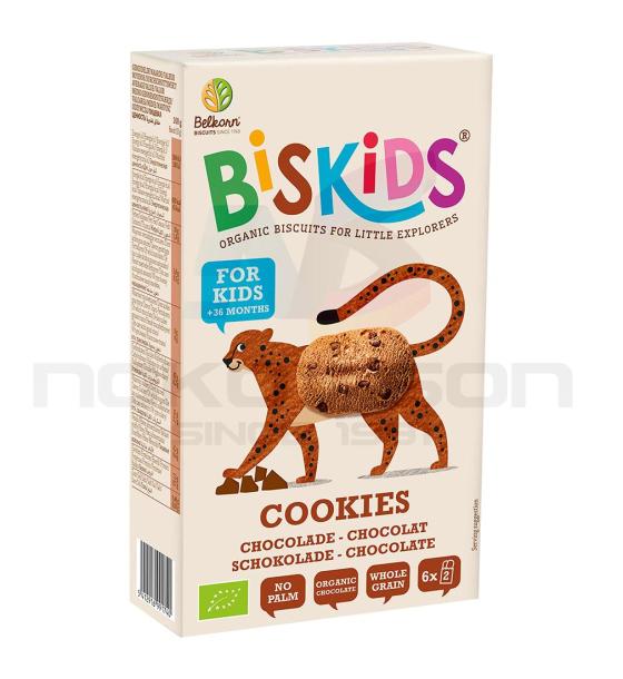 био детски бисквити Belkorn Biskids + 36 Months Cookies Chocolate