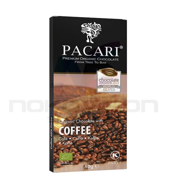 био шоколад Pacari Organic Chocolate with Coffee