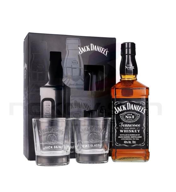 уиски Jack Daniel's Tennessee Whiskey With 2 Rocks Glasses