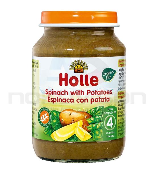 био зеленчуково пюре Holle Organic Spinach with Potatoes