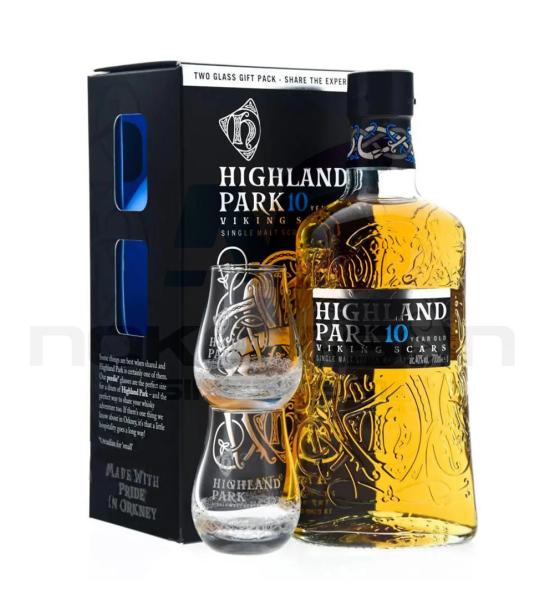 уиски Highland Park Viking Honour 10YO Gift Box With 2 Cups