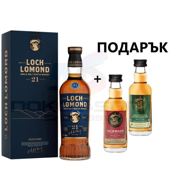 уиски Loch Lomond Single Malt Scotch Whisky Gift Box with 2 x 50ml Inchmoan 12YO & Inchmurrin 12YO