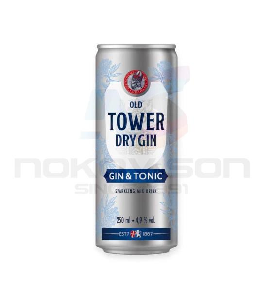 алкохолен коктейл Old Tower Dry Gin & Тоник 250 ml