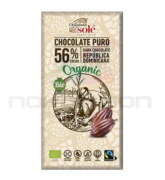 био шоколад Chocolates Sole 56% Cocoa