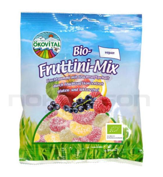 желирани бонбони Okovital Bio - Fruttini - Mix
