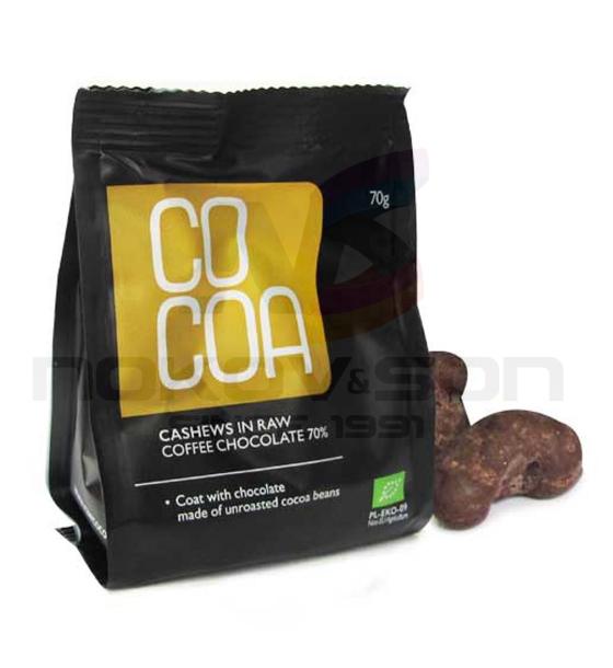 ядки Surovital Cocoa Cashews in Raw Coffe Chocolate 70%