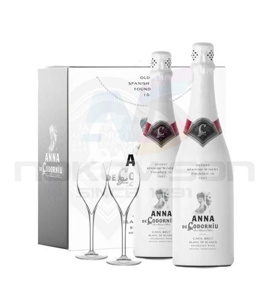 пенливо вино Anna Blanc de Blanc Brut Codorniu Gift Box