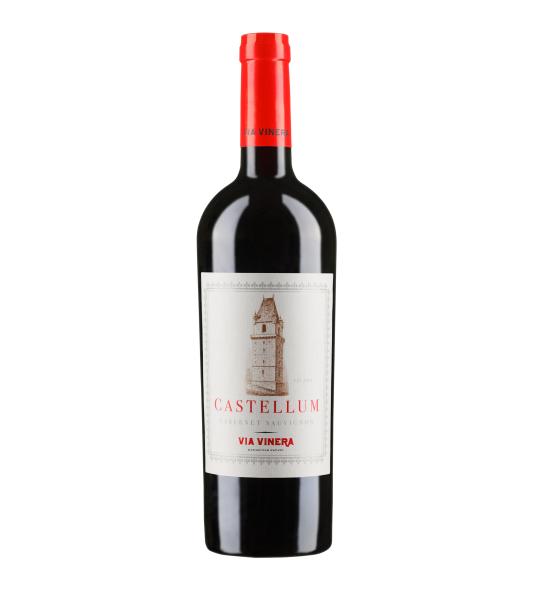 червено сухо вино Via Vinera Castellum Cabernet Sauvignon