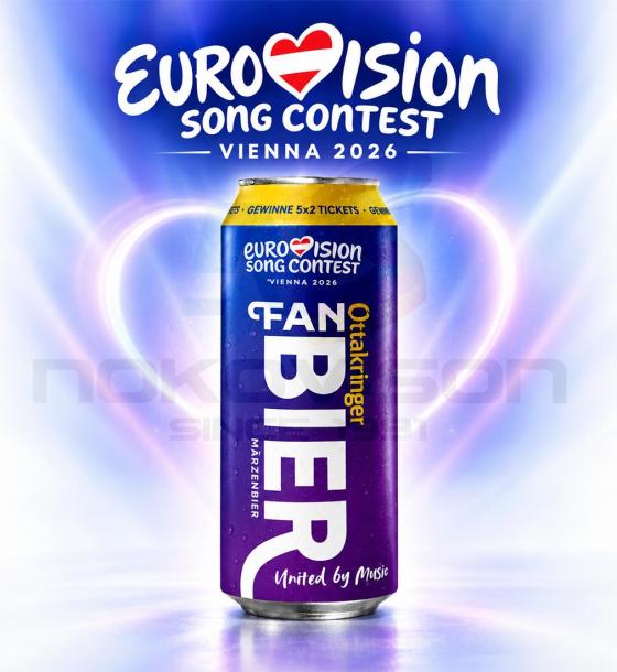 бира Ottakringer FanBier EuroVision 2026 500 ml
